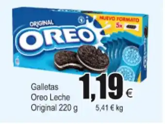 FROIZ Oreo Leche Original Galletas 220g oferta