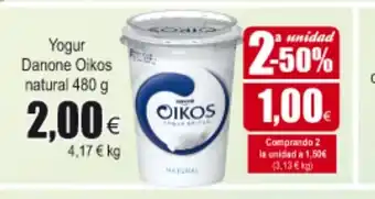 FROIZ Oikos Yogur Danone natural 480g oferta