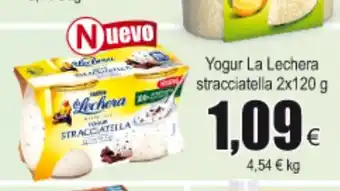 FROIZ La Lechera Stracciatella Yogur 2x120g oferta