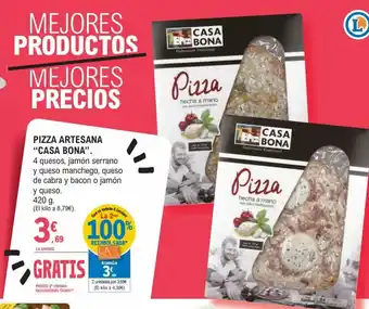 E.Leclerc Casa Bona Pizza Artesana 420g oferta
