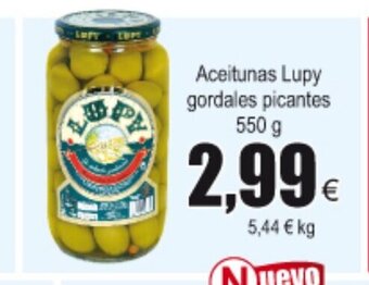 FROIZ Lupy Gordales Picantes Aceitunas 550g oferta