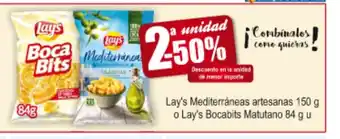 FROIZ Lay's Mediterráneas artesanas 150g o Lay's Bocabits Matutano 84g u oferta