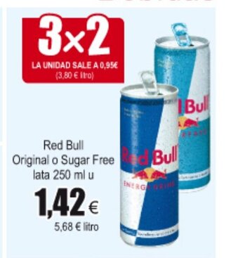 FROIZ Red Bull Original o Sugar Free lata 250ml u oferta