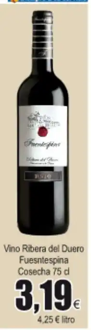 FROIZ Fuesntesoina Cosecha Ribera del Duero Vino 75cl oferta