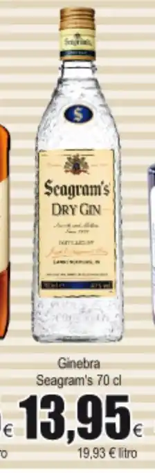 FROIZ Seagram's Ginebra 70cl oferta