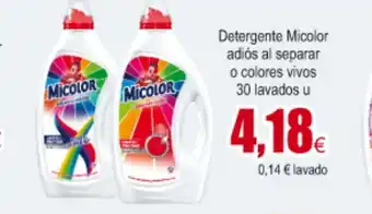 FROIZ Micolor Detergente adiós al separar o colores vivos 30 lavados u oferta