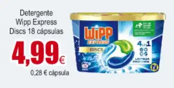 FROIZ Wipp Express Detergente Discs 18 cápsulas oferta