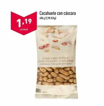 ALDI Cacahuete Con Cáscara oferta