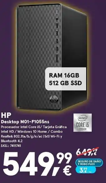 Worten HP Desktop M01-F1055ns oferta