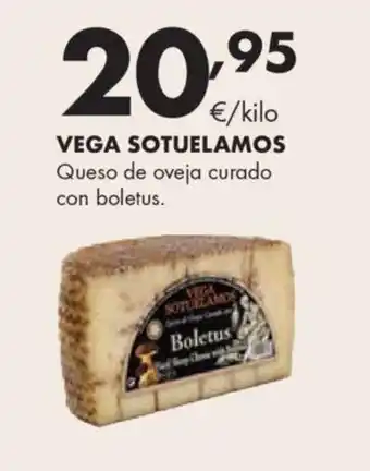 Supermercados Lupa VEGA SOTUELAMOS Queso de oveja curado con boletus. oferta