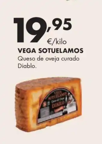 Supermercados Lupa VEGA SOTUELAMOS Queso de oveja curado Diablo. oferta