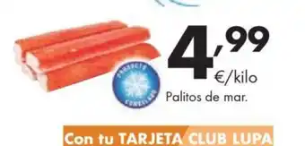 Supermercados Lupa Palitos de mar. oferta