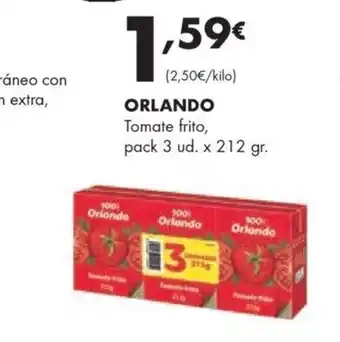 Supermercados Lupa ORLANDO Tomate frito, oferta