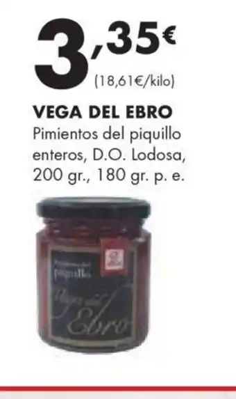 Supermercados Lupa VEGA DEL EBRO Pimientos del piquillo enteros, D.O. Lodosa oferta