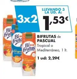Supermercados Lupa BIFRUTAS de PASCUAL oferta