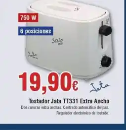 FROIZ Tostador Jata TT331 Extra Ancho oferta