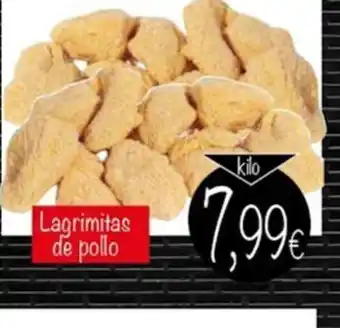 Supermercados Piedra Lagrimitas de pollo oferta