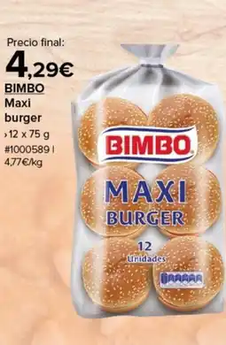 Costco BIMBO Maxi burger oferta