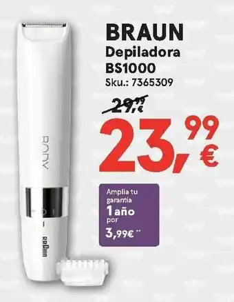 Worten Braun Depiladora BS1000 oferta