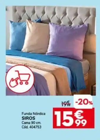 Conforama Funda Nórdica SIROS Cama 90 cm. oferta