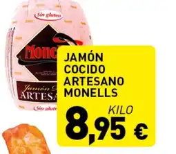 Hiperber JAMON COCIDO ARTESANO MONELLS oferta