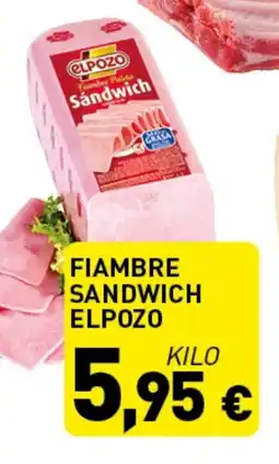 Hiperber FIAMBRE SANDWICH ELPOZO oferta