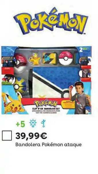 ToysRus Bandolera Pokémon Ataque oferta