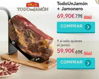 La tienda en casa Todounjamón + Jamonero Y Si Solo Quieres El Jamón oferta