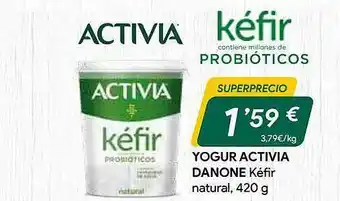 Masymas Yogur Activia Danone Kéfir Natural 420 g oferta