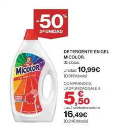 Supercor DETERGENTE EN GEL MICOLOR oferta