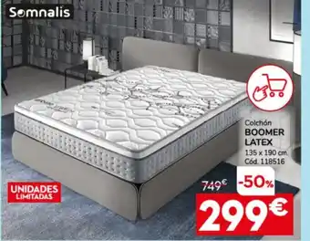 Conforama Colchón BOOMER LATEX oferta