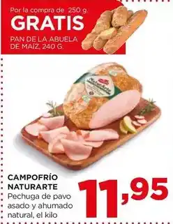Alimerka Campofrío - pechuga de pavo asado y ahumado natural oferta