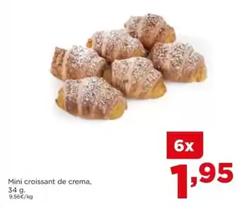 Alimerka Mini croissant de crema oferta