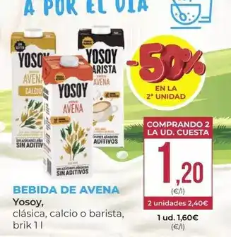 SPAR Gran Canaria Yosoy - bebida de avena oferta