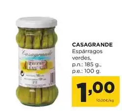 Alimerka Casagrande - espárragos verdes oferta