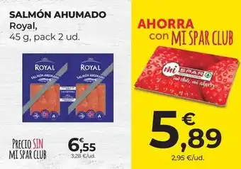 SPAR Gran Canaria Royal - salmón ahumado oferta