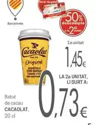 Valvi Supermercats Cacaolat - batut de cacau oferta