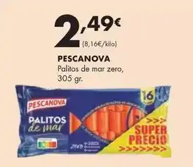 Supermercados Lupa Pescanova - palitos de mar zero oferta