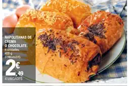 E.Leclerc NAPOLITANAS DE CREMA oferta