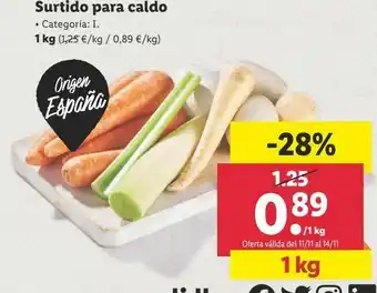 Lidl Caldo oferta