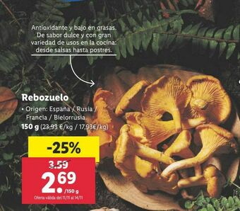 Lidl Setas oferta