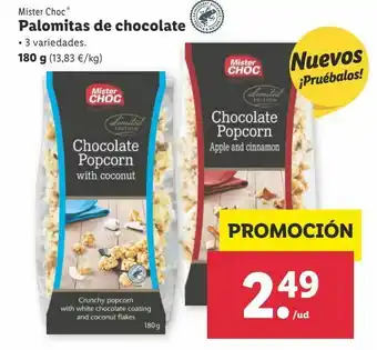 Lidl Palomitas mister choc oferta
