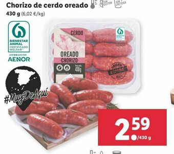 Lidl Chorizo oferta