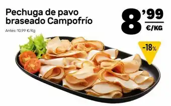 AhorraMas Pechuga de pavo campofrío oferta