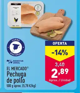 ALDI Pechuga de pollo oferta