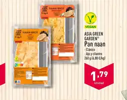 ALDI ASIA GREEN GARDENⓇ Pan naan oferta