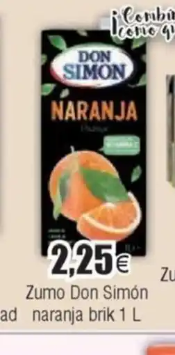 FROIZ Zumo Don Simón naranja brik 1 L oferta