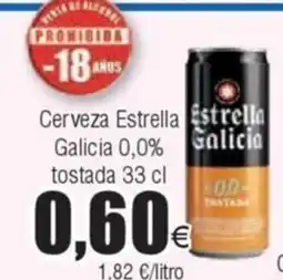 FROIZ Cerveza Estrella Estrella Galicia 0,0% oferta