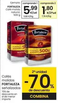 Eroski Fortaleza - café molido natural oferta