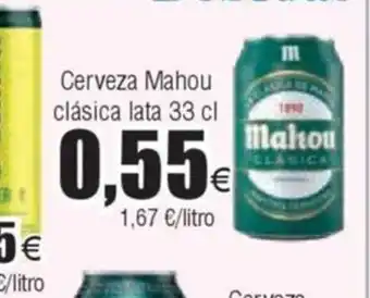FROIZ Cerveza Mahou clásica lata 33 cl oferta